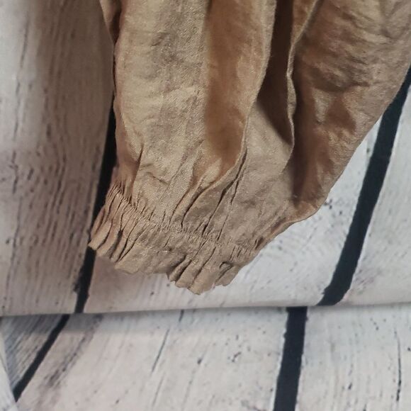 Vintage Lipstick Tan Jumpsuit - Picture 7 of 10